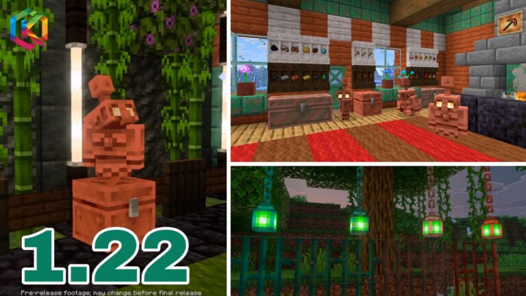 ماين كرافت 1.22 نسخة رسمية للجوال